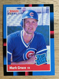 1988 Donruss #40 Mark Grace RC