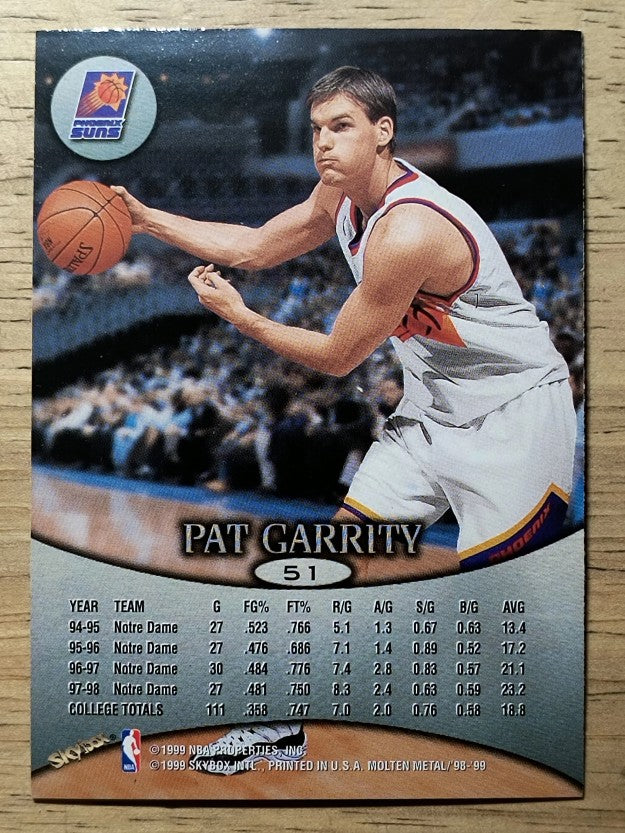 1998-99 SkyBox Molten Metal #51 Pat Garrity RC