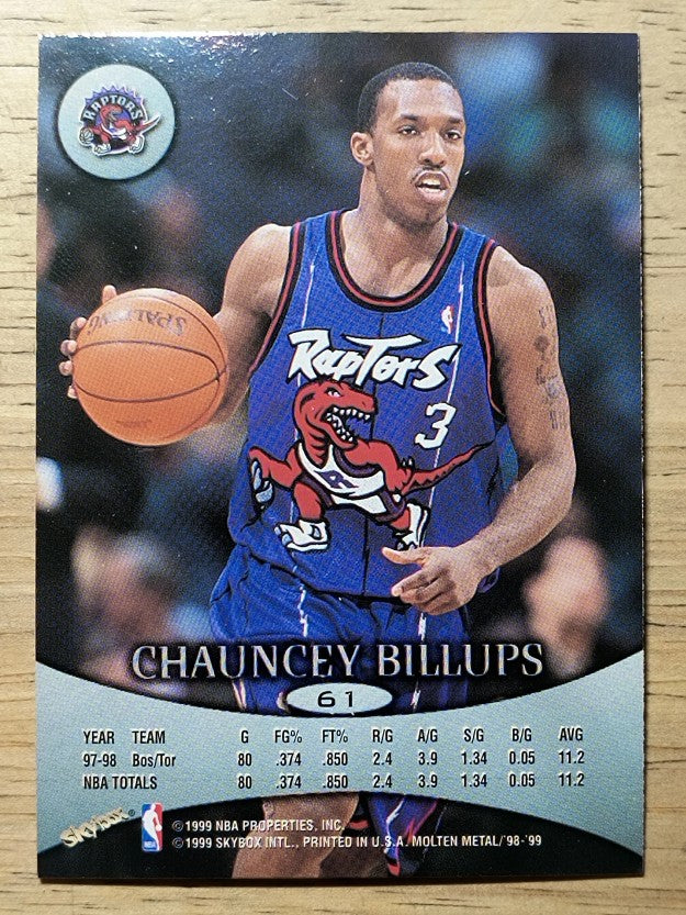 1998-99 SkyBox Molten Metal #61 Chauncey Billups