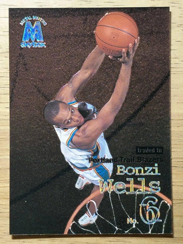 1998-99 SkyBox Molten Metal #65 Bonzi Wells RC