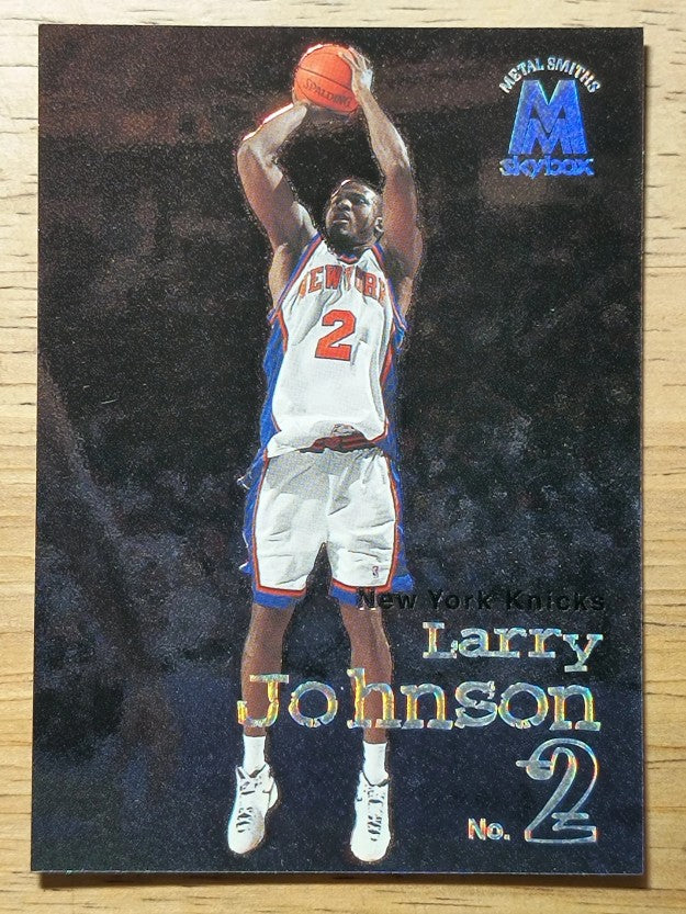 1998-99 SkyBox Molten Metal #66 Larry Johnson