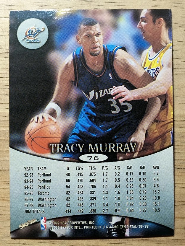 1998-99 SkyBox Molten Metal #76 Tracy Murray
