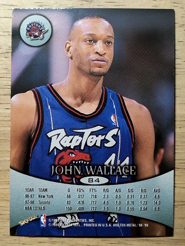 1998-99 SkyBox Molten Metal #84 John Wallace