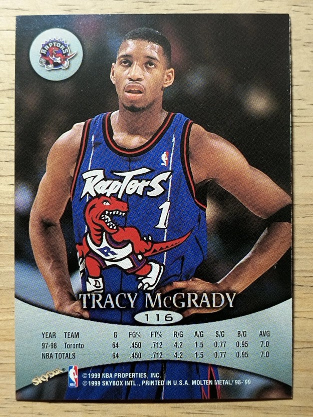 1998-99 SkyBox Molten Metal #116 Tracy McGrady