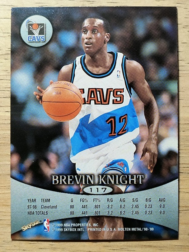 1998-99 SkyBox Molten Metal #117 Brevin Knight