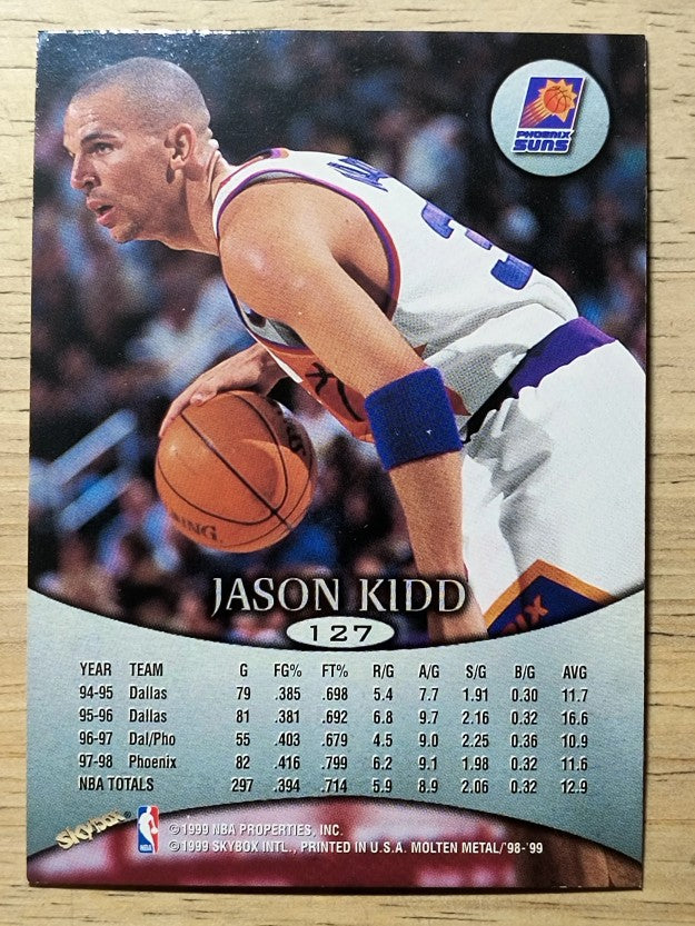1998-99 SkyBox Molten Metal #127 Jason Kidd