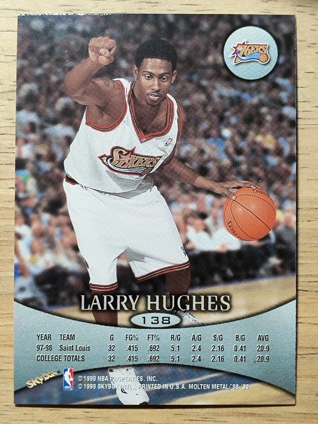 1998-99 SkyBox Molten Metal #138 Larry Hughes RC