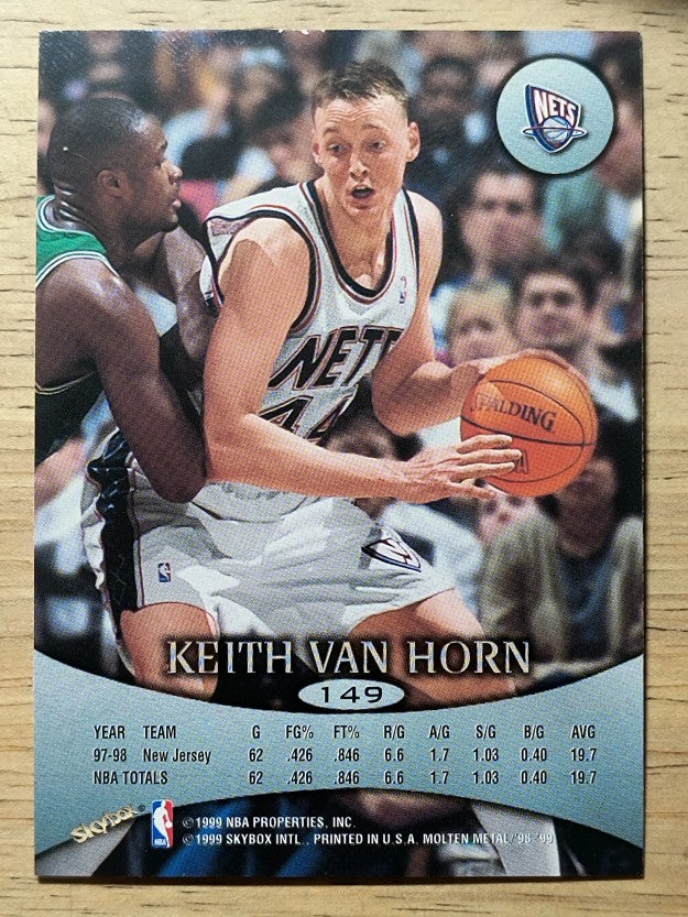 1998-99 SkyBox Molten Metal #149 Keith Van Horn