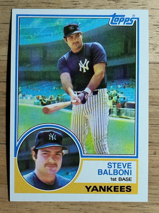 1983 Topps #8 Steve Balboni