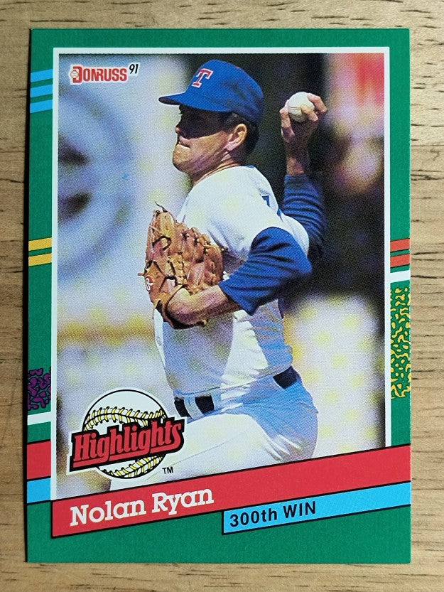 1991 Donruss Bonus Cards #BC15 Nolan Ryan 300W