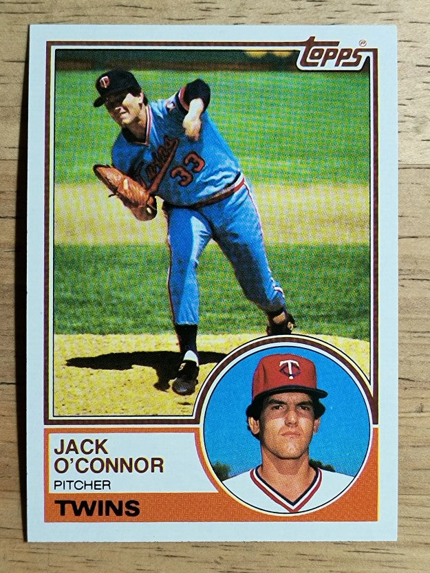 1983 Topps #33 Jack O'Connor
