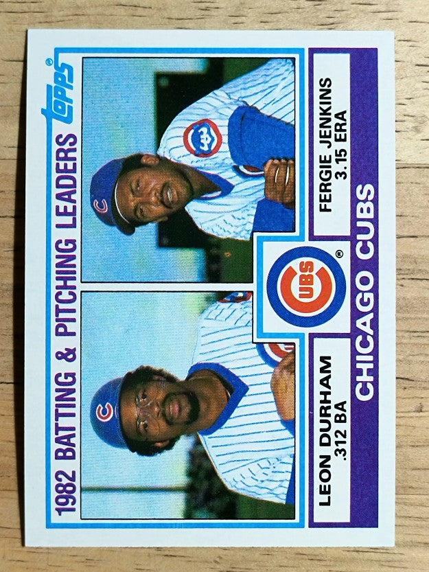 1983 Topps #51 Cubs TL/Fergie Jenkins