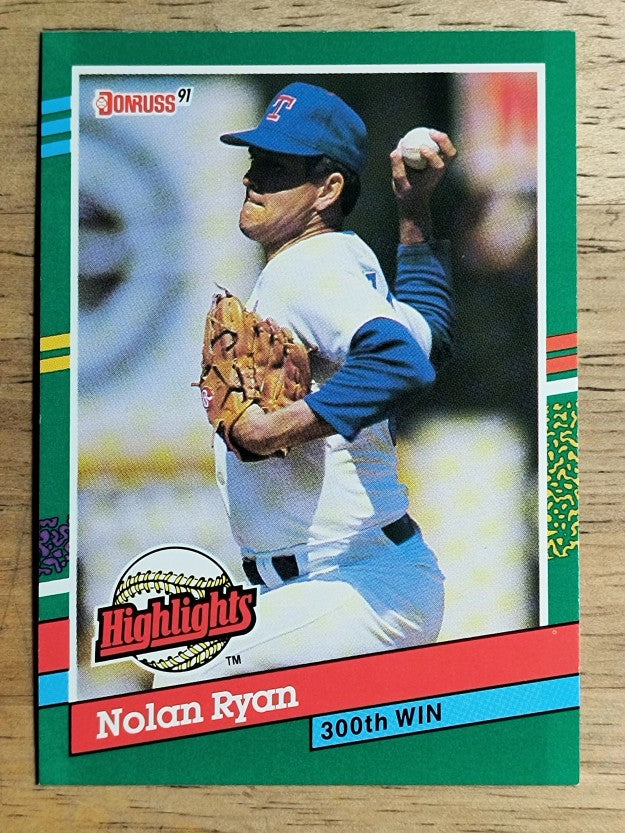 1991 Donruss Bonus Cards #BC15 Nolan Ryan 300W