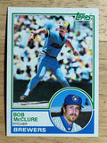 1983 Topps #62 Bob McClure