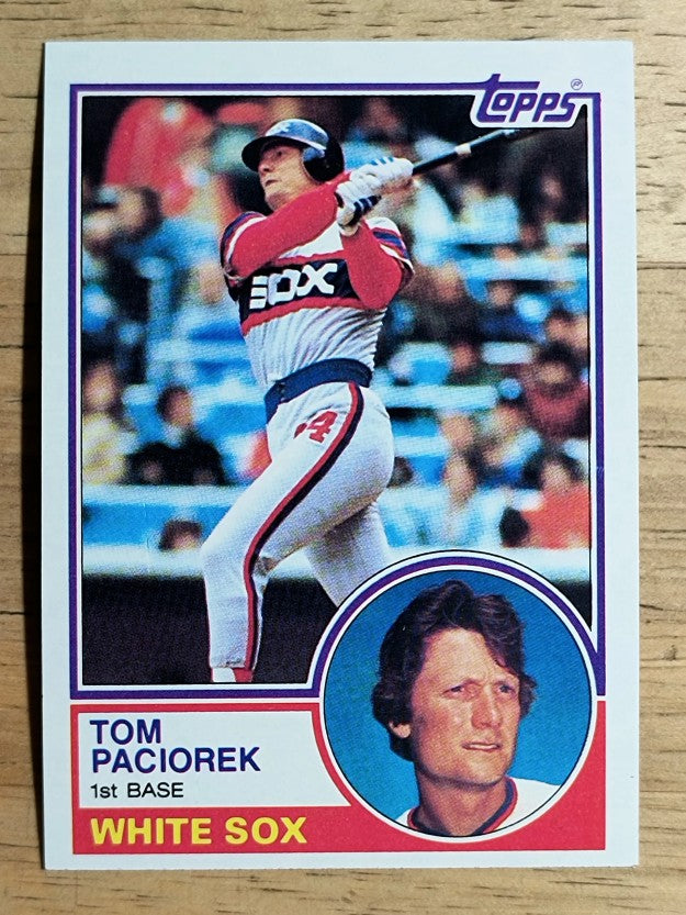 1983 Topps #72 Tom Paciorek