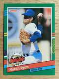 1991 Donruss Bonus Cards #BC15 Nolan Ryan 300W