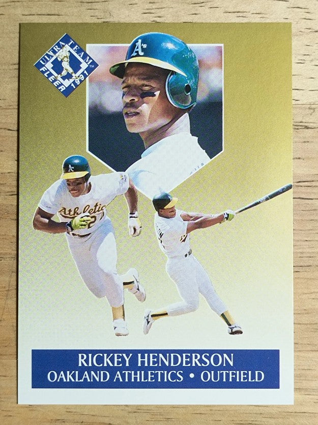 1991 Ultra Gold #5 Rickey Henderson