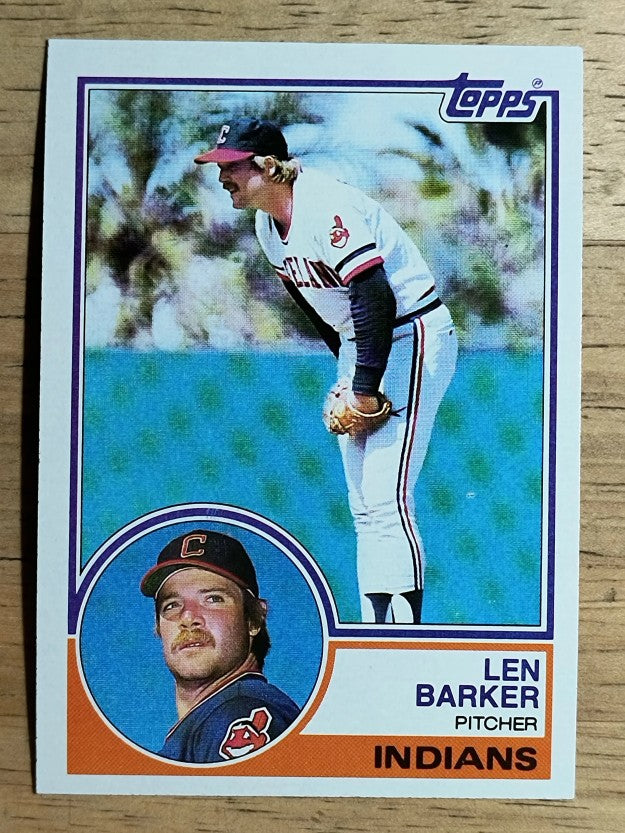 1983 Topps #120 Len Barker