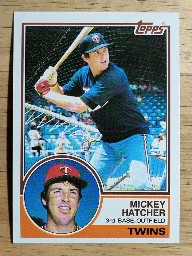 1983 Topps #121 Mickey Hatcher