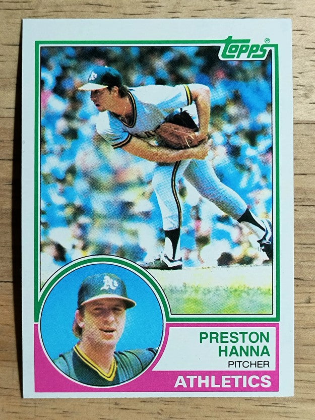 1983 Topps #127 Preston Hanna