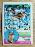 1983 Topps #127 Preston Hanna