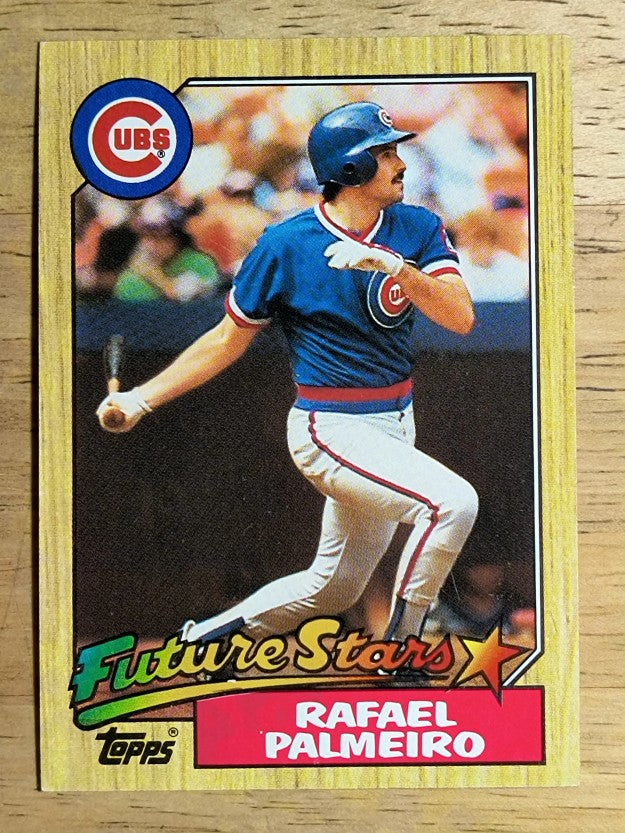 1987 Topps #634 Rafael Palmeiro RC