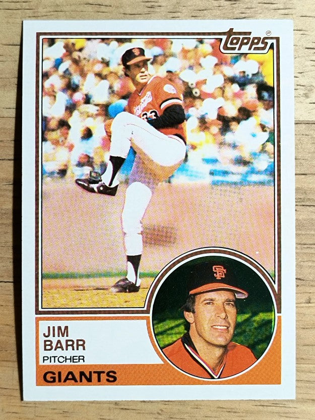 1983 Topps #133 Jim Barr