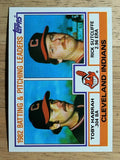 1983 Topps #141 Indians TL/Toby Harrah/Rick Sutcliffe
