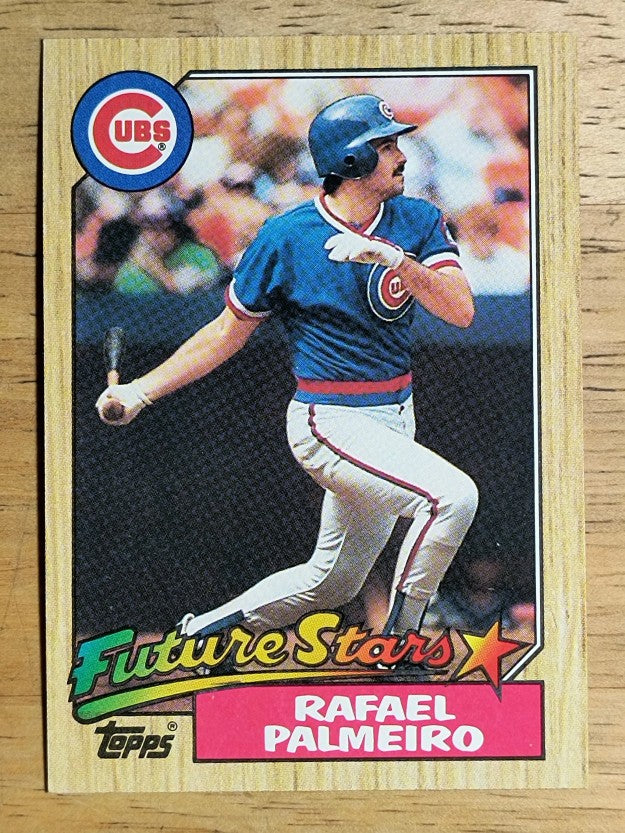 1987 Topps #634 Rafael Palmeiro RC