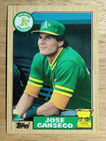 1987 Topps #620 Jose Canseco
