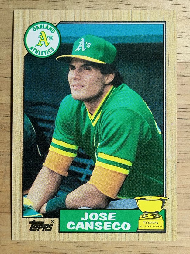 1987 Topps #620 Jose Canseco