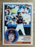 1983 Topps #154 Johnnie LeMaster