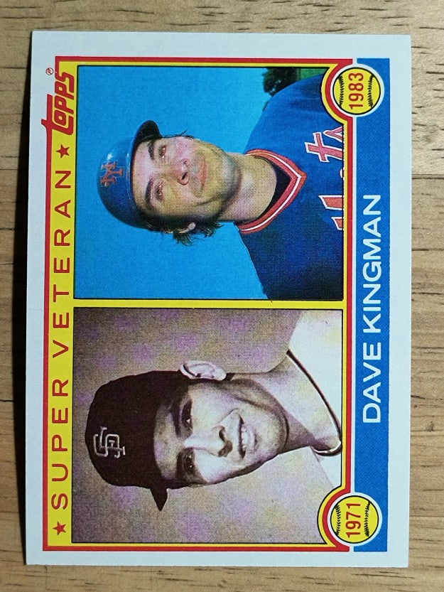 1983 Topps #161 Dave Kingman SV