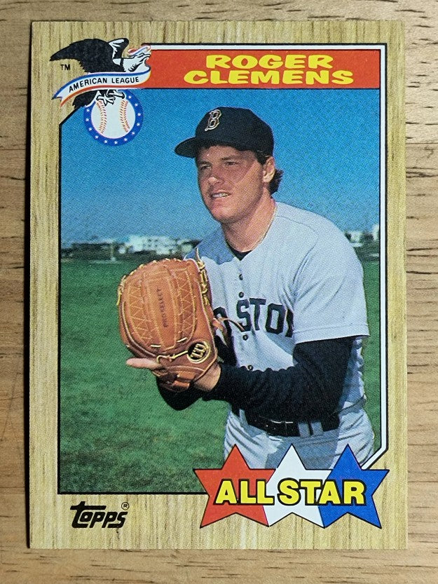 1987 Topps #614 Roger Clemens AS