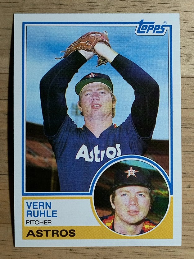 1983 Topps #172 Vern Ruhle