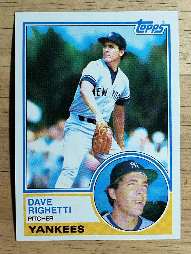 1983 Topps #176 Dave Righetti