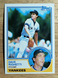1983 Topps #176 Dave Righetti
