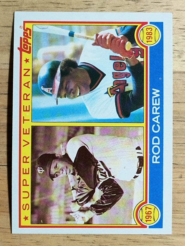 1983 Topps #201 Rod Carew SV