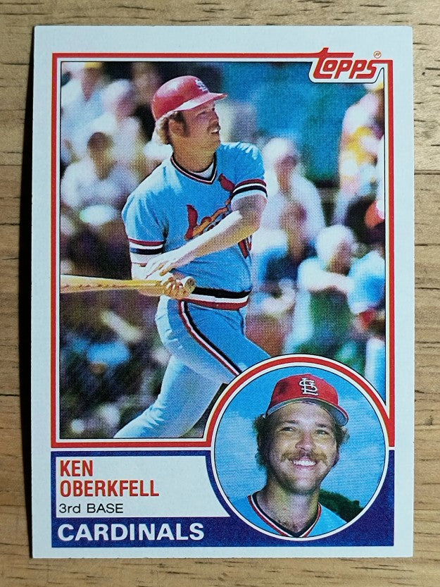 1983 Topps #206 Ken Oberkfell