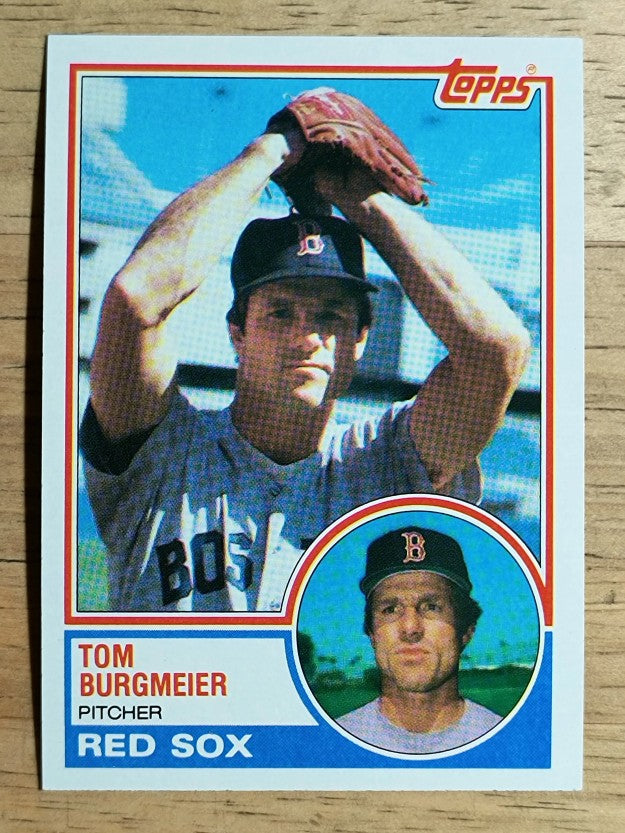 1983 Topps #213 Tom Burgmeier