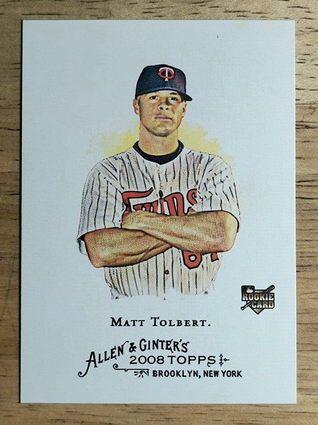 2008 Topps Allen and Ginter #272 Matt Tolbert RC