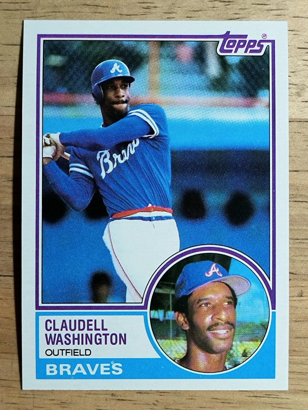 1983 Topps #235 Claudell Washington