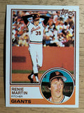 1983 Topps #263 Renie Martin