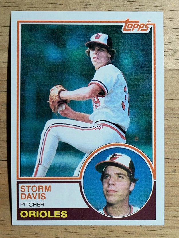 1983 Topps #268 Storm Davis RC