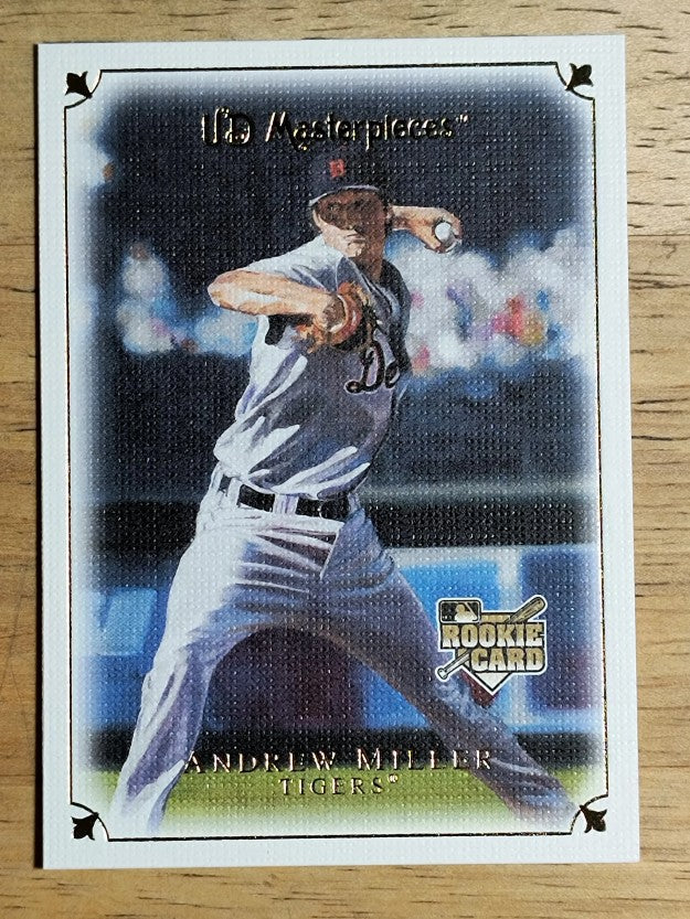 2007 UD Masterpieces #74 Andrew Miller RC