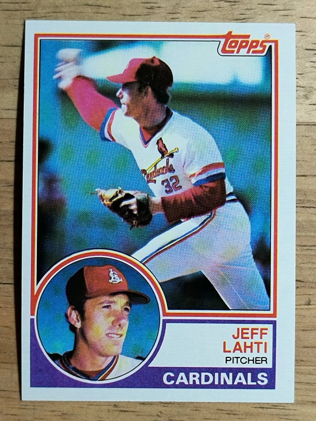 1983 Topps #284 Jeff Lahti