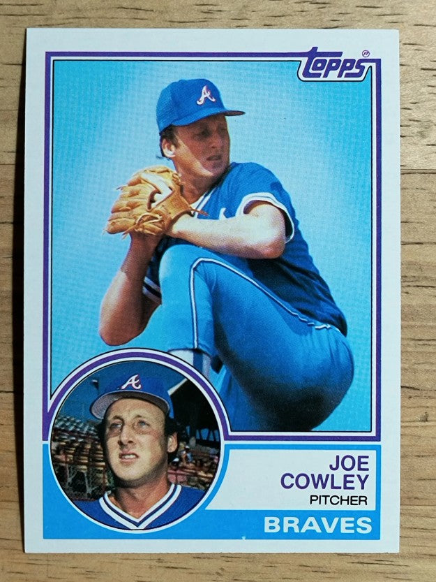 1983 Topps #288 Joe Cowley