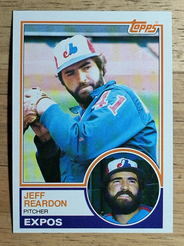 1983 Topps #290 Jeff Reardon