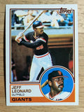 1983 Topps #309 Jeff Leonard