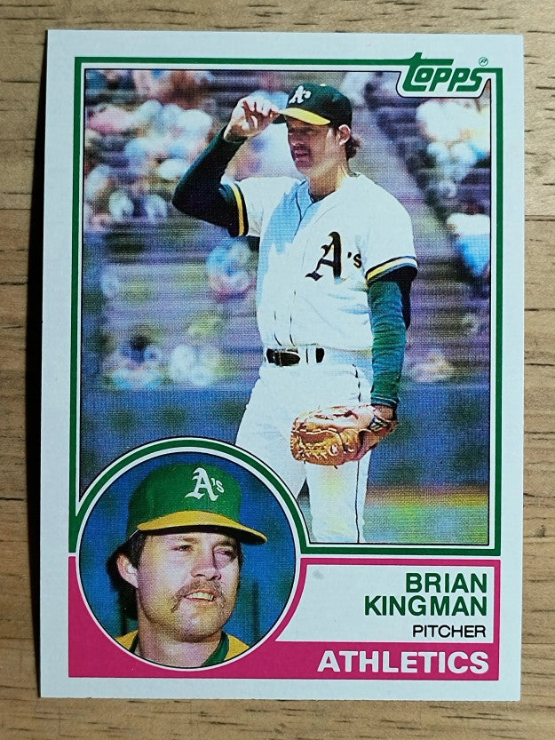 1983 Topps #312 Brian Kingman